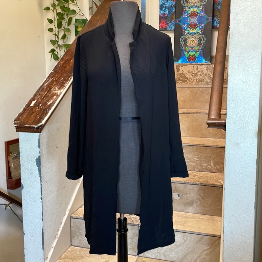 Foreign Exchange Lightweight duster coat